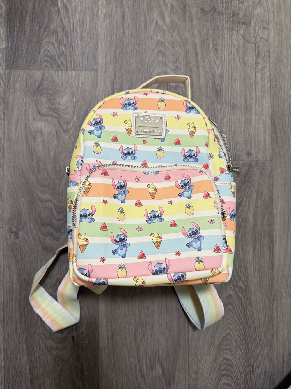 Loungefly Pastel Rainbow Lilo & Stitch Mini Backpack
